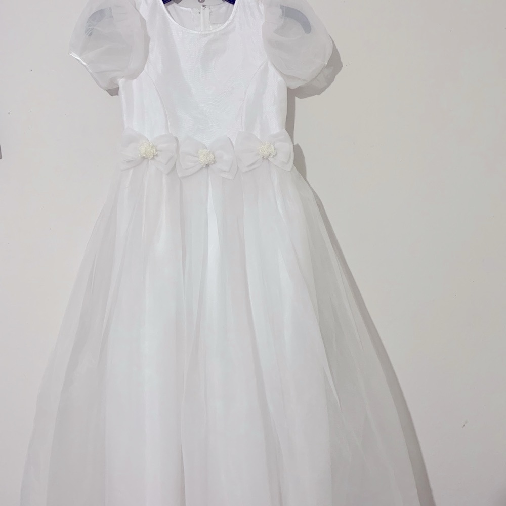 David’s Bridal flower girl dress